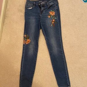 Floral Jeans